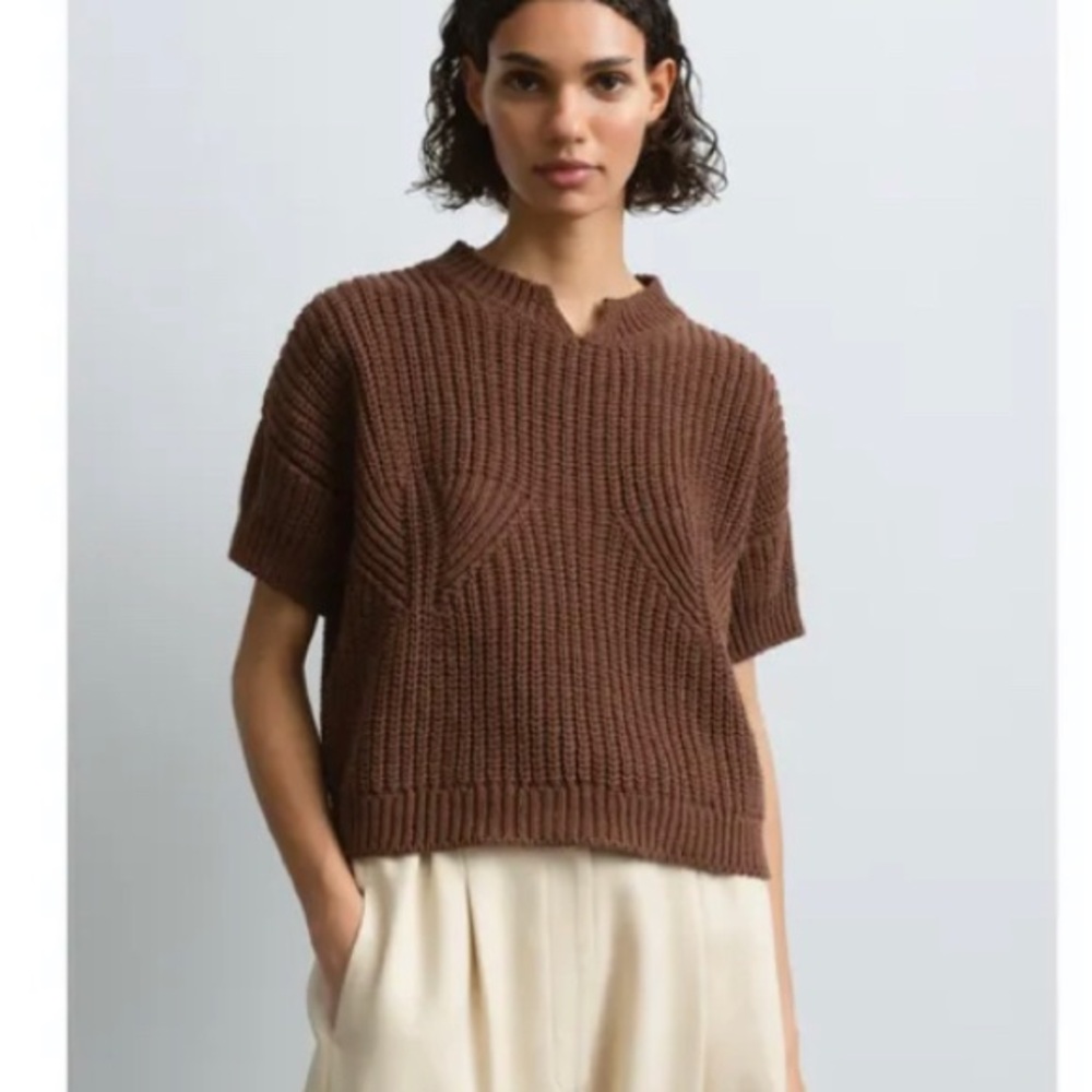 Cordera short sleeve sweater top